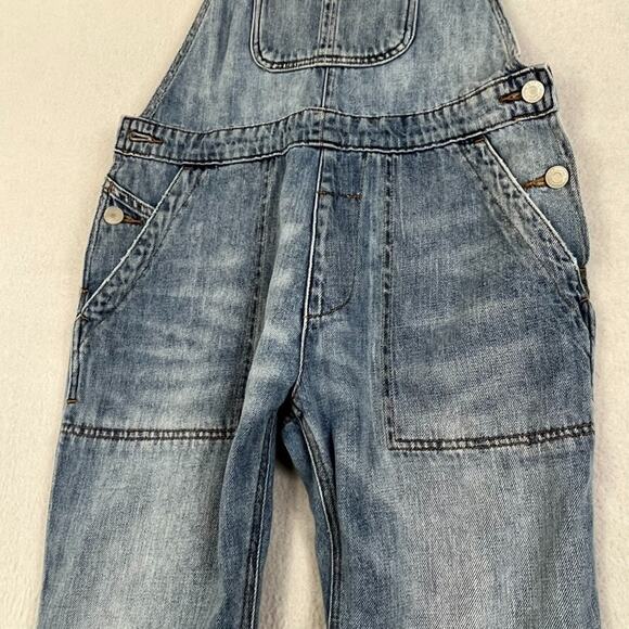 GAP Women's Overalls Size XS Multi Pocket Medium Wash Straight Leg - Picture 2 of 12